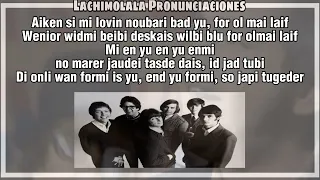 Happy together - the turtles (PRONUNCIACION FACIL/LETRA FÁCIL/ LETRA SIMPLIFICADA/ EASY LYRICS)