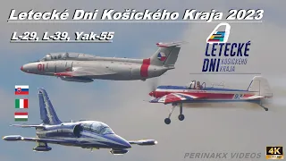 L-29 Delfín 🇸🇰 ▲ L-39C Albatros 🇮🇹 ▲ Yak-55 🇭🇺 ▲ Košice Airshow 2023