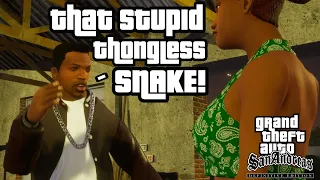 CJ gets mad about Claude Speed (GTA 3) Scamming Him | GTA San Andreas Definitive Edition
