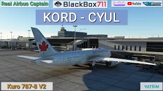 MSFS Kuro 787-8 | Chicago/KORD to Montreal/CYUL | VATSIM