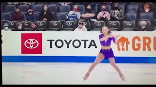 Hannah Herrera - 2022 US Nationals, Jr Ladies’ SP - A Very Bad Skate Day