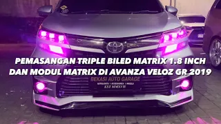 PEMASANGAN BILED MATRIX X1 M 1.8 INCH DI AVANZA VELOZ 2019