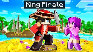 Nico Becomes A KING PIRATE In Minecraft!