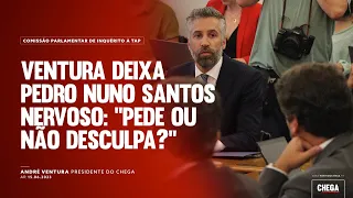 Ventura deixa Pedro Nuno Santos nervoso: “Pede ou não desculpa?”