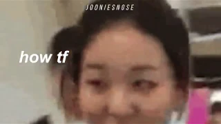 seulgi walking weird for 1 minute and 27 seconds straight