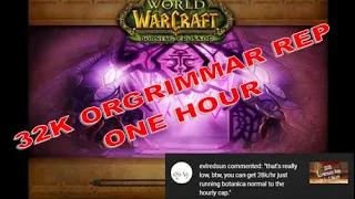 Exalted with Orgrimmar in an Hour