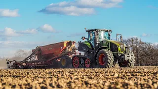 Claas Axion 960 Terra Trac & Väderstad Rapid A 600C | Sowing 2022