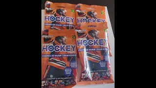 Opening 4 Dollarama Mystery Hockey Cards pack