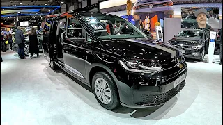 Volkswagen VW Caddy Maxi 7 seater family Van automatic car new model walkaround + interior K1399