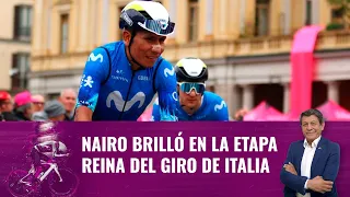Nairo brilló en la etapa reina del Giro de Italia