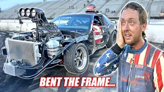 My Hardest Crash EVER In a Burnout Car... (Totaled)