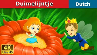 Duimelijntje | Thumbelina in Dutch | 4K UHD | Dutch Fairy Tales