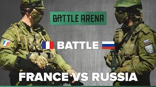 France VS Russia. Airsoft FPS. Exhibition game! || GoPro || BattleArena