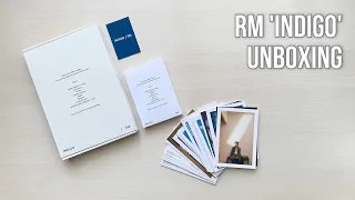 RM (BTS) 'INDIGO' (Photobook + postcard ver) Unboxing | Обзор | Распаковка | Анбоксинг