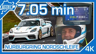 FASTEST 718 GT4 LAP - 7.05 min - PERFECT LAP or can i go any faster? NÜRBURGRING NORDSCHLEIFE BTG 4K