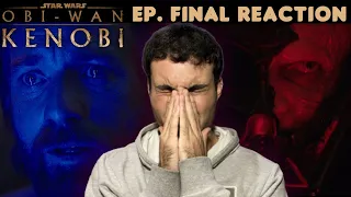 CHOREI MUITO COM ESSE FINAL 😭 DARTH VADER VS OBI-WAN - React Obi-Wan Kenobi EP. 6 STAR WARS REACTION