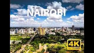 Nairobi, Capital of Kenya-Green City in The Sun-4K Drone Video| World in 4K