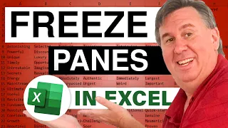 Excel 101 - Excel Tutorial: Keep Headings in View with Freeze Panes - Learn How! - Episode 1565