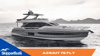 New Azimut 78 Fly Yacht Walkthrough FLIBS