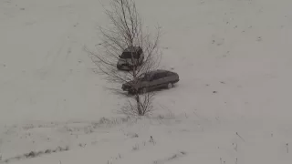 audi 100 quattro VS subaru forester VS audi A6 quattro snow