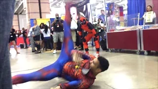 Stunning Spider-Man vs Deadpool (Breakdancing Battle)
