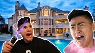 TASER AND PAINTBALL PRANK IN MANSION!!! (Gone Wrong!) (PRANK WAR)