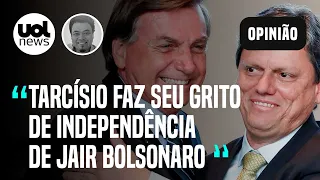 Tarcísio dá grito de independência de Bolsonaro ao apoiar reforma tributária, analisa Sakamoto