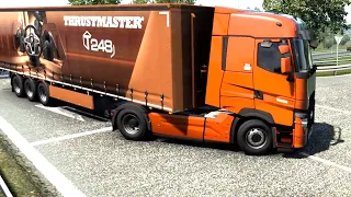 ETS 2 - Renault T Evolution Transporting Thrustmaster T248 Steering Wheels