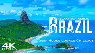 [4K] BRAZIL 🇧🇷 BRASIL 2023 | 2½ Hour Drone Aerial with Deep House | São Paulo & Rio de Janeiro