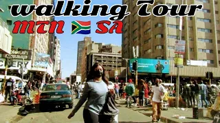 Walking Tour Africa -MTN Taxi Rank -Johannesburg 🇿🇦 South Africa