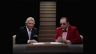 WWF Prime Time Wrestling - The debut of Bobby "The Brain" Heenan as co-host - April 28 1986