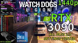Watch Dogs: Legion | RTX ON & OFF | DLSS 2.0 | Ultra Settings | RTX 3090 | i9 10900K 5.2GHz | 1440p