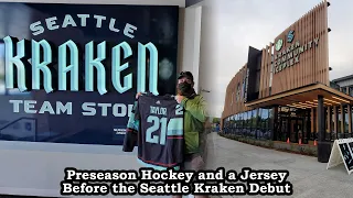 Preparing for the Seattle Kraken Debut by Getting a Jersey and Attending Preseason Events