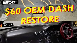 How to restore a cracked dash to OEM