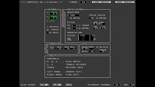 Concerto - A Synthesizer for the Commander X16