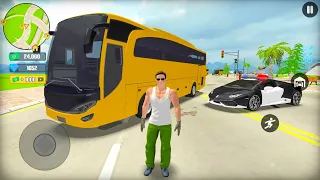 Coach Passenger Transport Bus police Lamborghini Car Open City Cop Duty Chase - Android Gameplay.