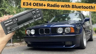 E34 OEM+ Radio Solution! BLUETOOTH!