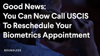 GOOD NEWS! You Can Now CALL USCIS To Reschedule Your Biometrics Appointment | 5/14/21