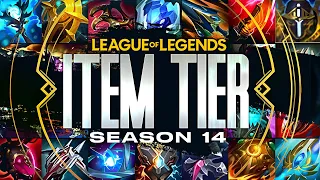 SEASON 14 ITEM TIER LIST - ALL ITEMS RANKED