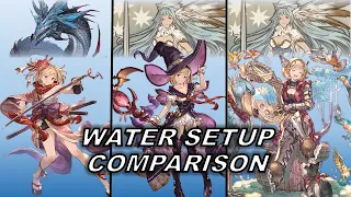 Granblue Fantasy: Water Party Comparison【グラブル】水属性PT 比較