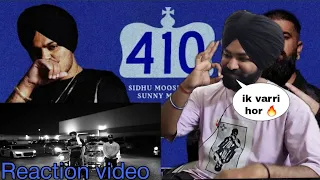 410 (OFFICIAL VIDEO) SIDHU MOOSE WALA | SUNNY MALTON | REACTION VIDEO #sidhumoosewala #410