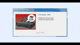 Canon ip2770 and ip2772 printer error code 5B00 problem Solve in 2 minutes