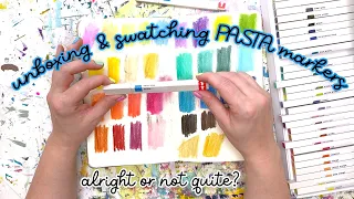 Unbox and Swatch Kokuyo Pasta Markers With Me