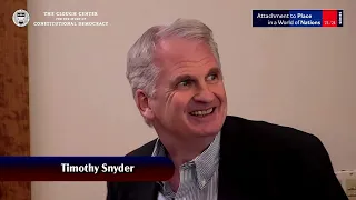 Territory & Place with Timothy Snyder (Yale) - Clough Center Spring Symposium - Boston College