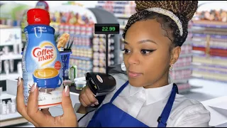 ASMR | 🍅 Nosy Grocery Store Clerk Roleplay | Part 2 | Whispered | Retail Therapy