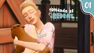 PRIMEIRO DIA NO RANCHO! 🤠 - Tomando as Rédeas ‎🐴 #01 | The Sims 4: Gameplay