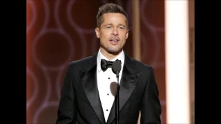 Brad Pitt Shows Up to the Golden Globes Looking Better Than Ever  and Leaves a Winner
