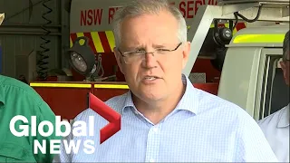 Australian PM praises "extraordinary" work of firefighters battling wildfires