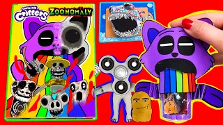 MAKING ZOONOMALY SMILE CAT😈+CATNAP GAMEBOOK / SMILING CRITTERS CATNAP SQUISHY PLAY☄️🎮