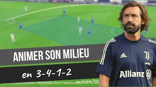 COMMENT ANIMER SON MILIEU COMME ANDREA PIRLO ?  (3-4-1-2)  🇮🇹 Analyse tactique